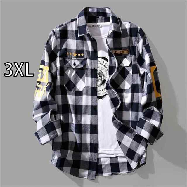 [3XL]メンズ ファッション 服 男性用 オシャレ シンプル 大人 かっこいい 大きいサイズ ストリート 紳士服 赤 格子縞 シャツ 長袖 カジュアル シャツ 韓国 スタイル シャツ ジャケット