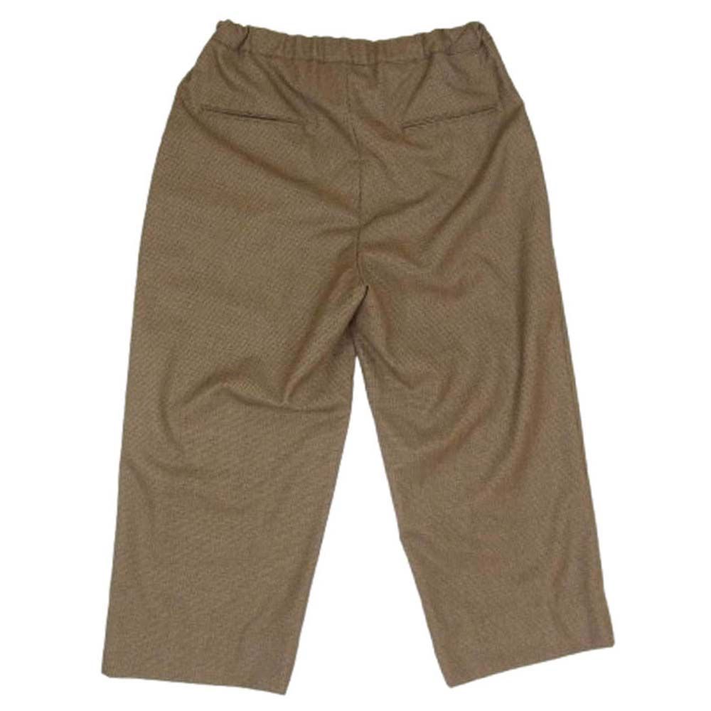 LA BOUCLE ラブ―クル 21-030-300-1036 EDIFICE イージー ワイドテーパード スラックス パンツ ブラウン系 2