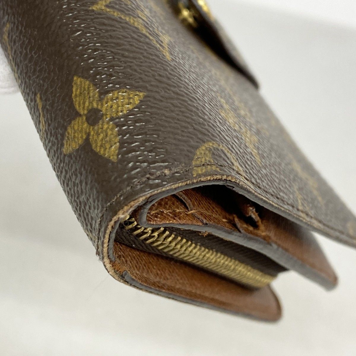 5hb1039-h】ルイヴィトン 財布 モノグラム ポルトパピエジップ M61207  