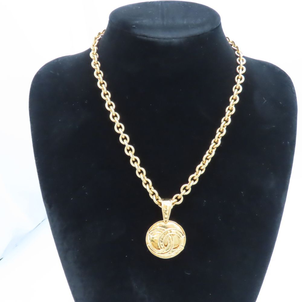 CHANEL ヴィンテージネックレス　ホワイト 中古】CHANEL シャネル 94P ココマーク ビンテージ ネックレス