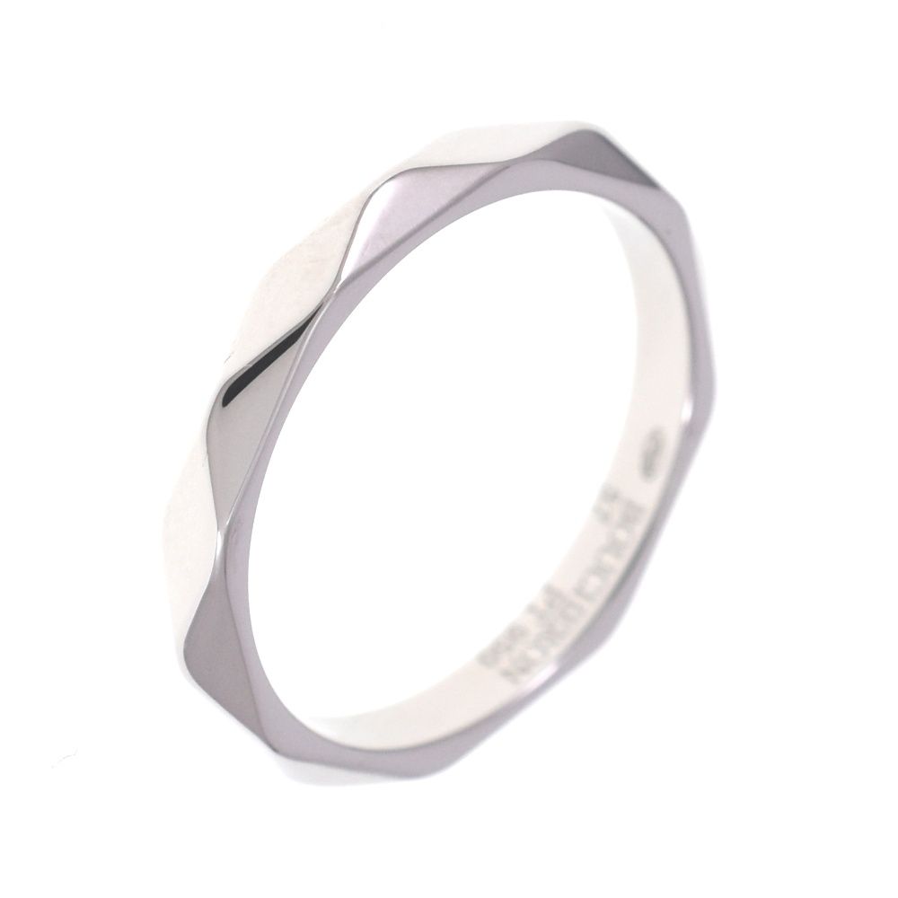 ブシュロン Boucheron ファセット リング スモール サイズ57 JP17 Pt950 メンズ S 139361