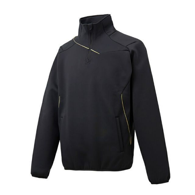 DESCENTE デサント ジュニアバリアフリース ブラックxSゴールド 140サイズ DBX-2762JB BLK | スポーツ スポーツ用品 野球 ベースボール ベースボールウェア トレーニングウェア アウター ジュニア ス
