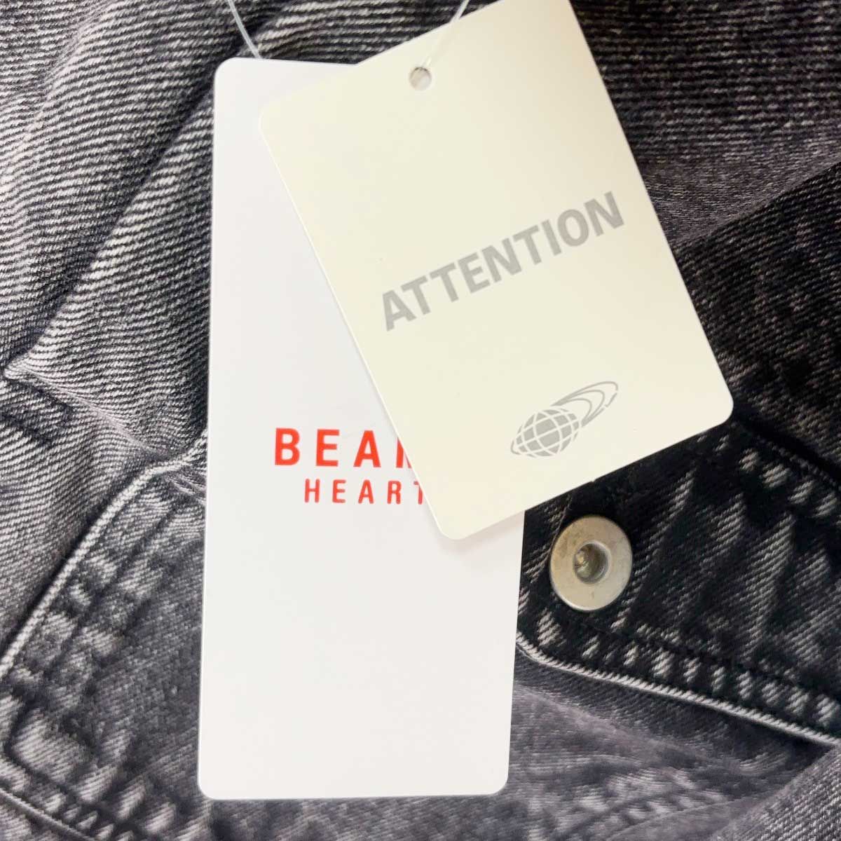 未使用】BEAMS HEART ビームスハート ブラスト デニム ジャケット S