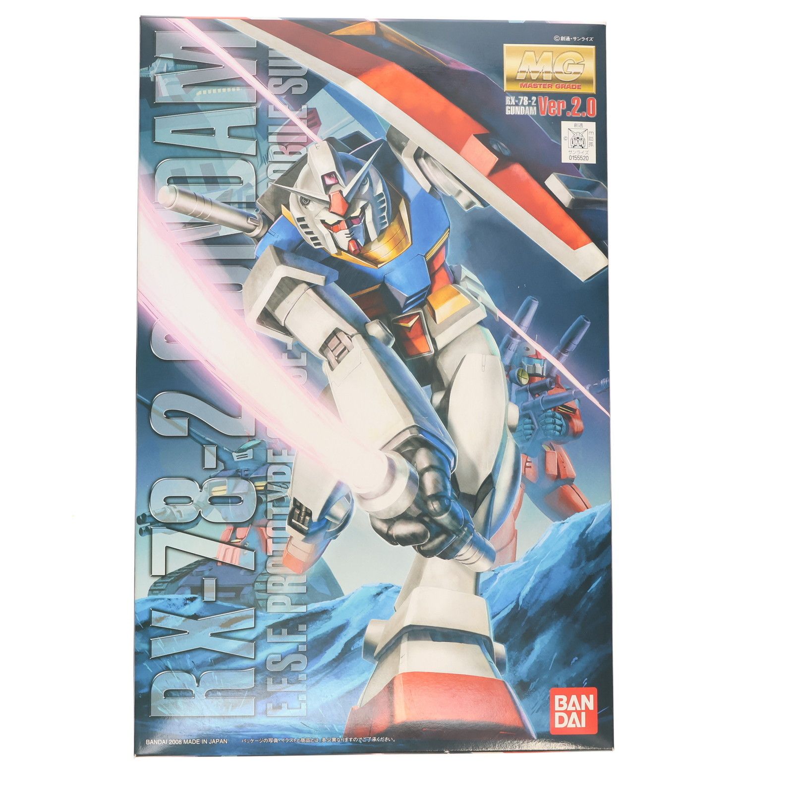 MG 1|100 RX-78-2 ガンダム Ver.2.0 機動戦士ガンダム プラモデル 0155520 バンダイ