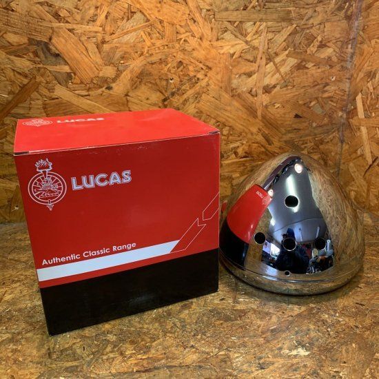 ルーカス 純正 ヘッドライト 7インチ トライアンフ ＡＪＳ ＢＳＡ インジケーター LUCAS triumph WW10149L