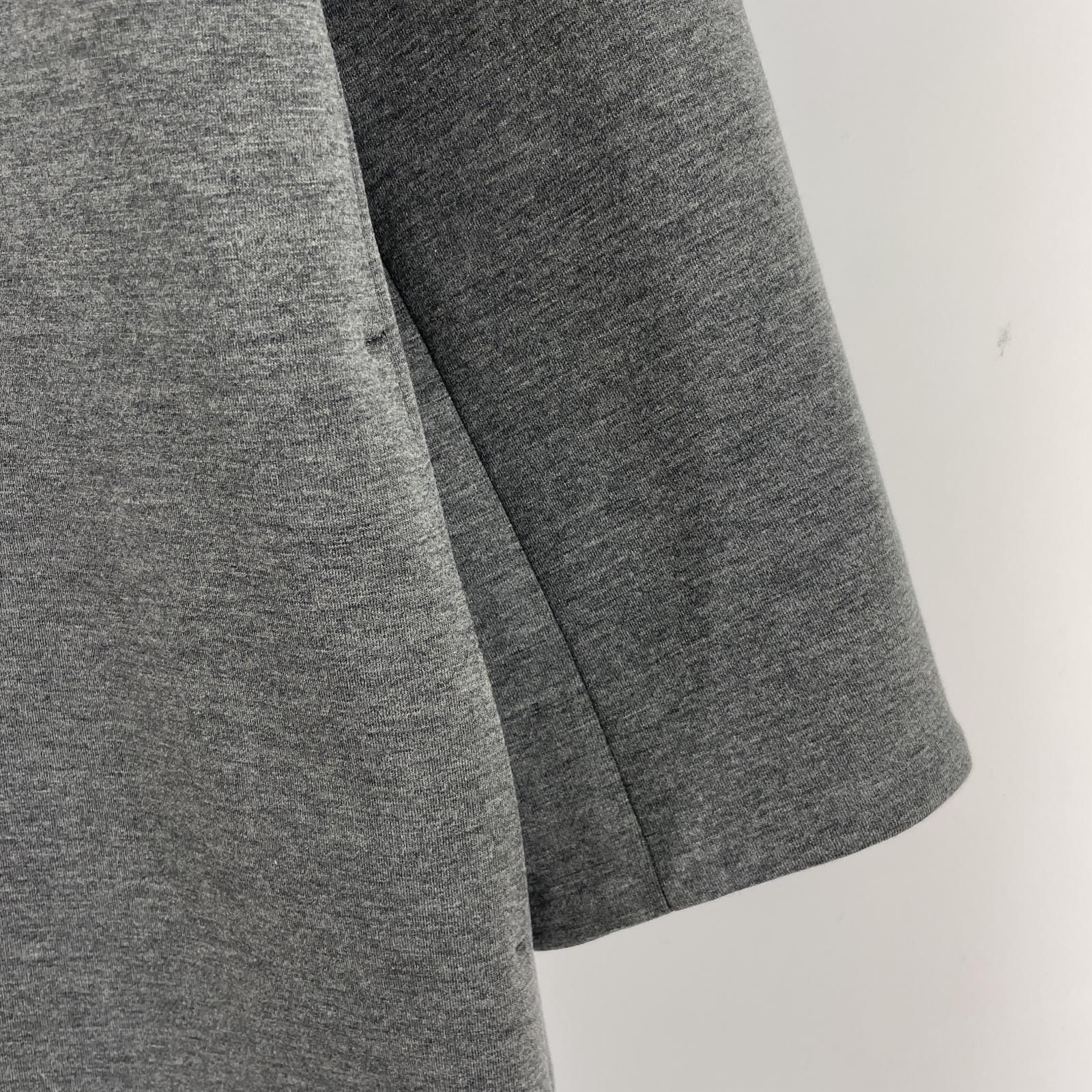 SOEJU ソージュ2WAYコクーンジップワンピースチャコールS