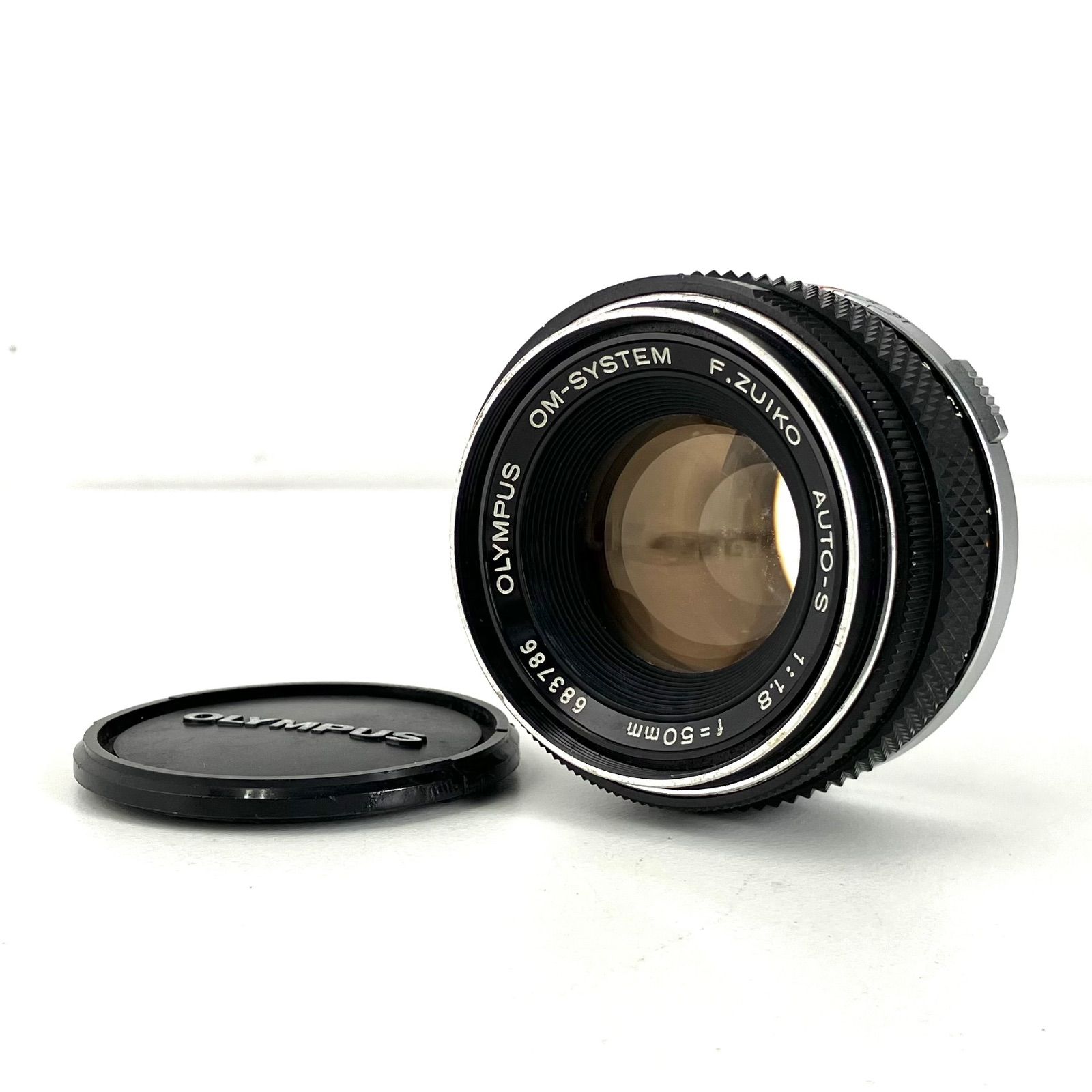 858155】 OLYMPUS OM-SYSTEM F.ZUIKO AUTO-S F1.8 50mm 外観美品