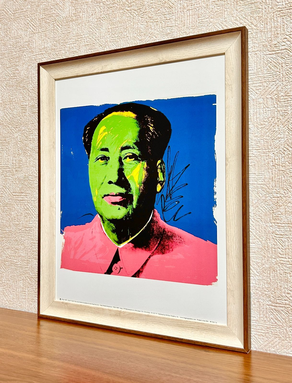 新品☆額縁付アートポスター(BRUCE MCGAW GRAPHICS)☆アンディ