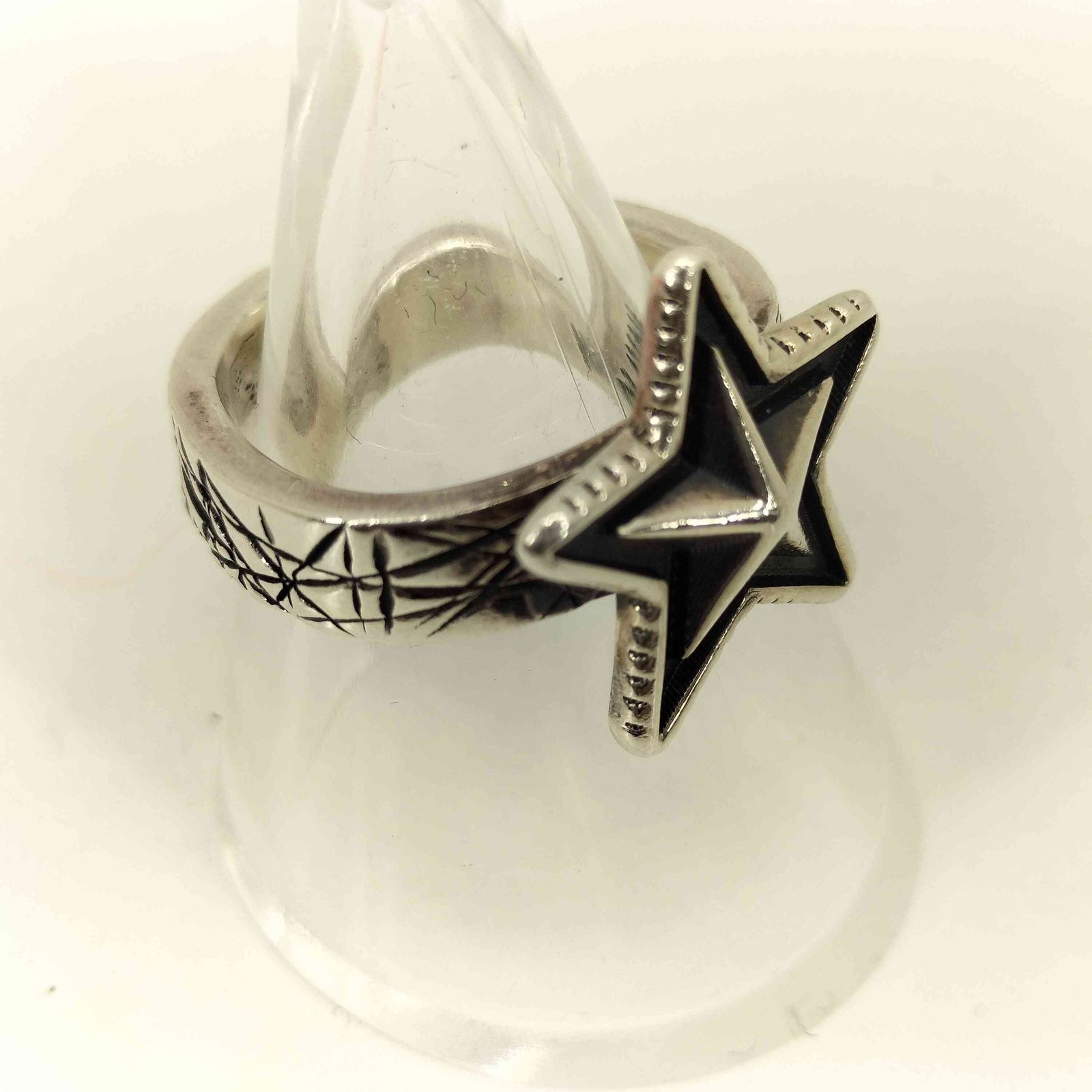 ナバホ NAVAJO 925刻印 ＃11 CS コディ スター 星 リング メンズ ＃11