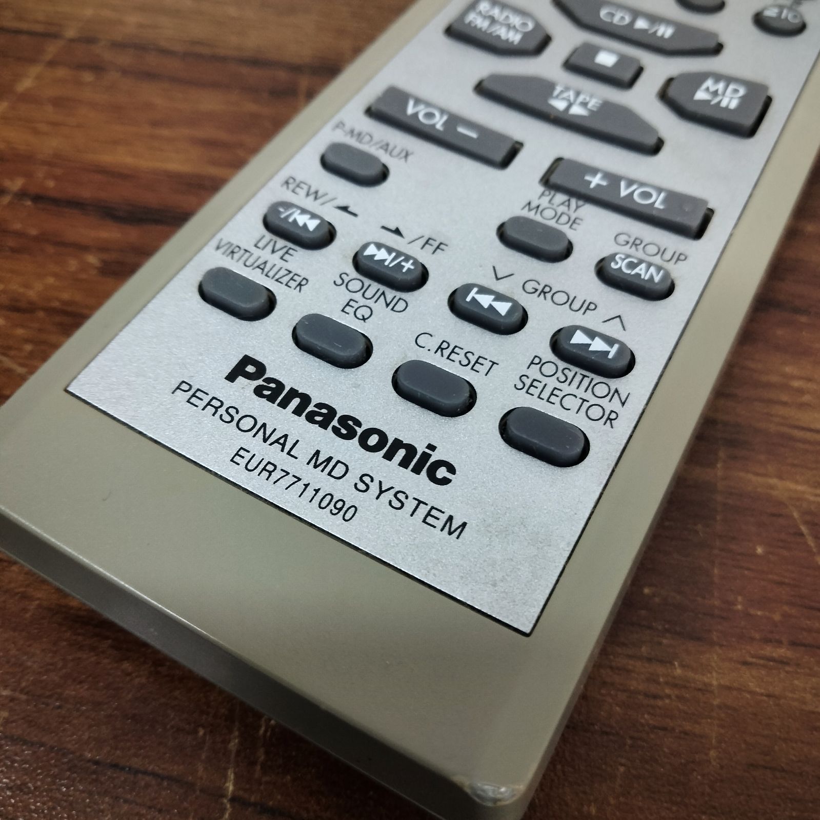 N-3941] Panasonic パナソニック パーソナルMDシステム RX-MDX81用 リモコン EUR7711090 ジャンク品 - メルカリ