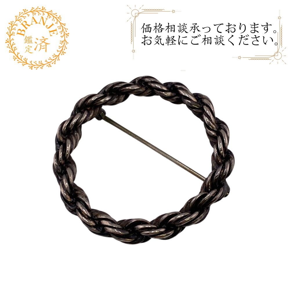 ティファニー TIFFANY&Co. ブローチ ツイスト ヴィンテージ シルバー