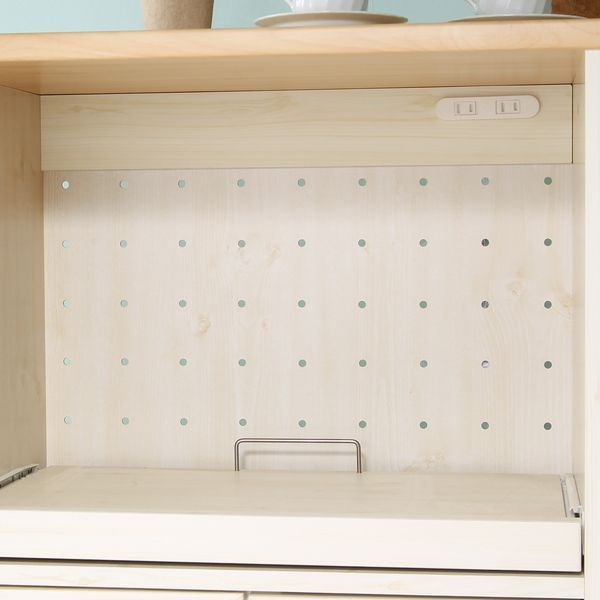 キッチンカウンター 約120cm幅 NA×WH ナチュラル×ホワイト 組立品 代引不可 NEXPOTALLINN_EU