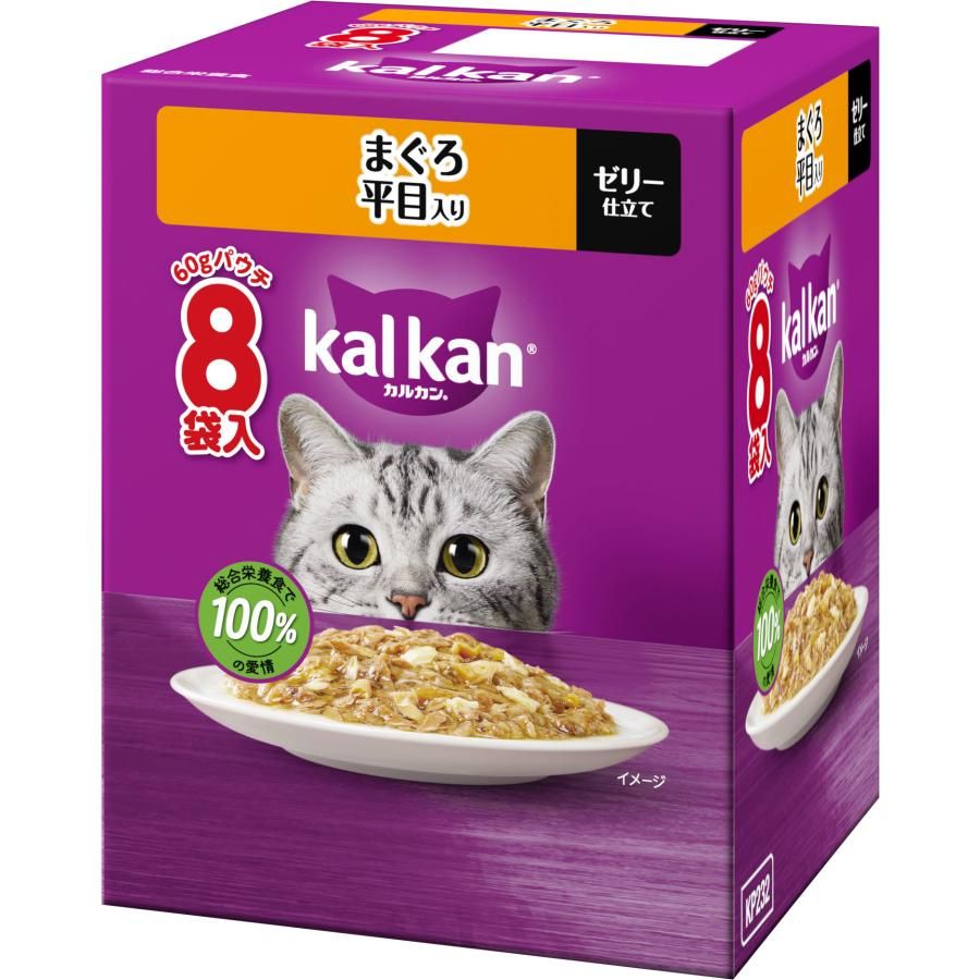 同梱不可 10個セット マースジャパン カルカンパウチ まぐろ 平目入り 60g×8