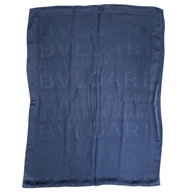 新品　ブルガリ　BVLGARI シルクロング　スカーフ　ストール BVLGARI - ブルガリ BVLGARI ストール スカーフ シルク100 総柄
