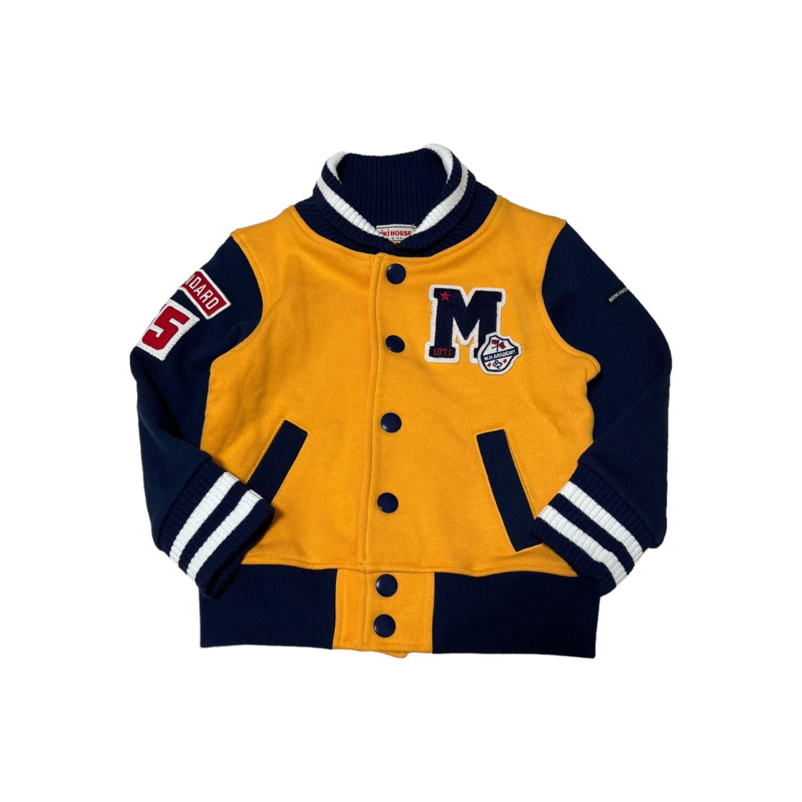 MIKIHOUSE❥ミキハウス❥スタジャン風ジャンパー❥90 - キッズ服男の子 MIKIHOUSE❥ミキハウス❥スタジャン風ジャンパー❥90 - キッズ服男の子