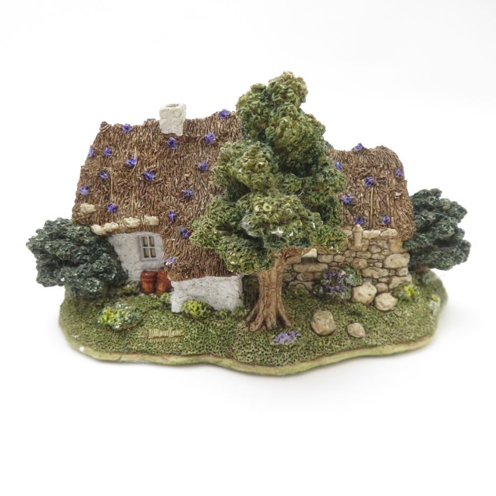 【美品】リリパットレーン Handleブルー色のドアが可愛い、Lilliput Lane（リリパット