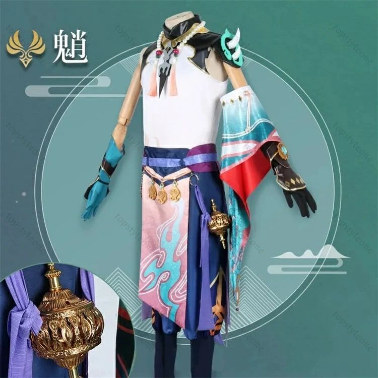 原神 ショウ コスプレ衣装 原神 げんしん ヒロイン Xiao しょう ハロウィン クリスマス 制服 大人 子供 男子 女子 イベント 人気 ゲーム WWW_TRAVELLANDINDIA_COM
