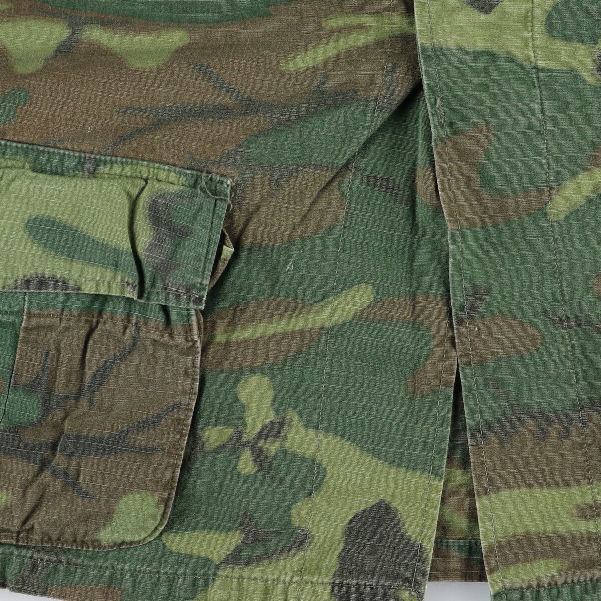 古着 60年代 米軍実品 ジャングルファティーグ 5th 迷彩柄 ERDL