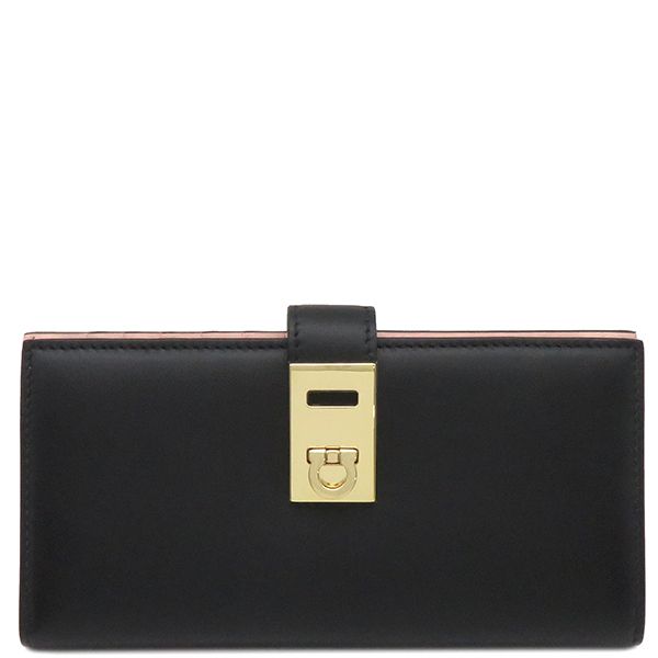 フェラガモ FERRAGAMO 長財布 ガンチーニ ハグ ロングウォレット