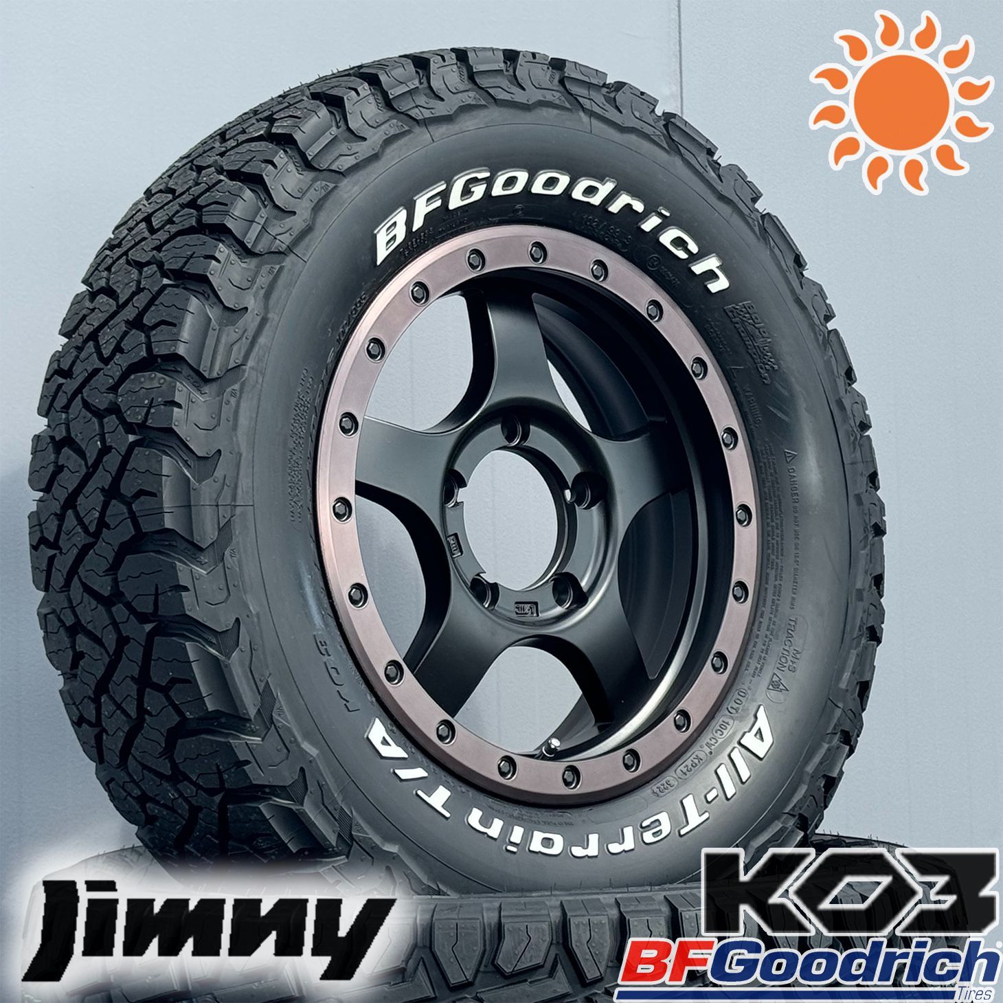 ジムニー JB64 リフトアップ車＆足回り加工 必須 16インチ タイヤ 
