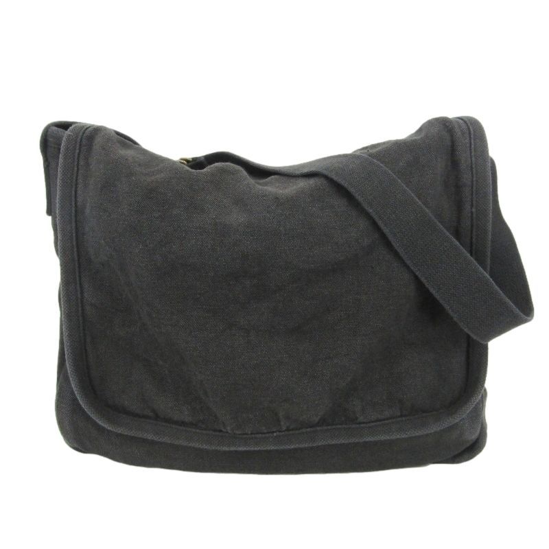 24AW COMOLI ヘンプダックショルダーバッグ ブラック COMOLI / コモリ