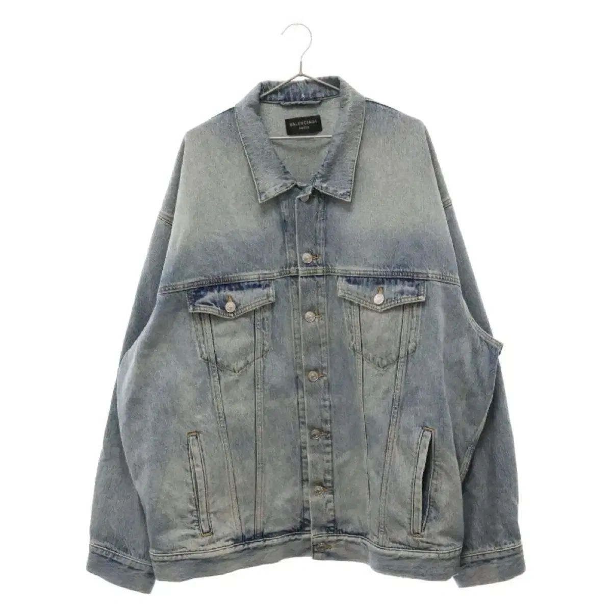 BALENCIAGA★バレンシアガ BB モーテル デニムジャケット BALENCIAGA バレンシアガ デニムジャケット コットン ブルー