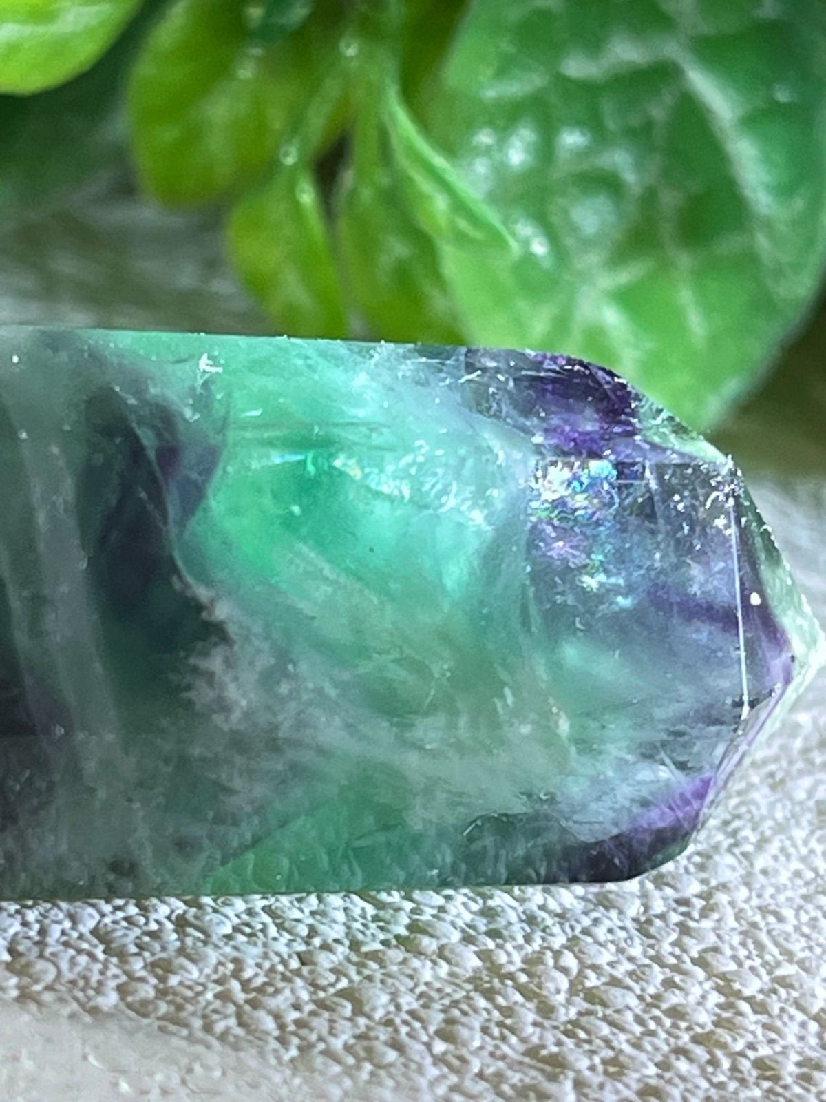 エンジェルフェザー　万華鏡　フローライト　マルチカラー　蛍石　きのこ　原石 エンジェルフェザー 万華鏡 フローライト マルチカラー 蛍石 きのこ