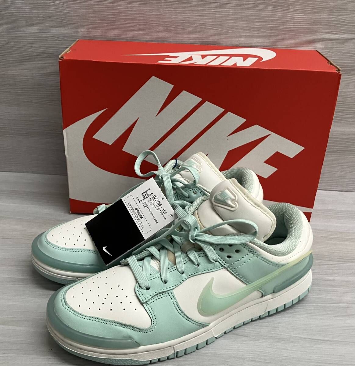 【新品未使用/箱付】ナイキ ダンク ロー ネクスト ネイチャー ホワイト/ミント Nike WMNS Dunk Low Next Nature White Mint DN1431-102 Women's Nike