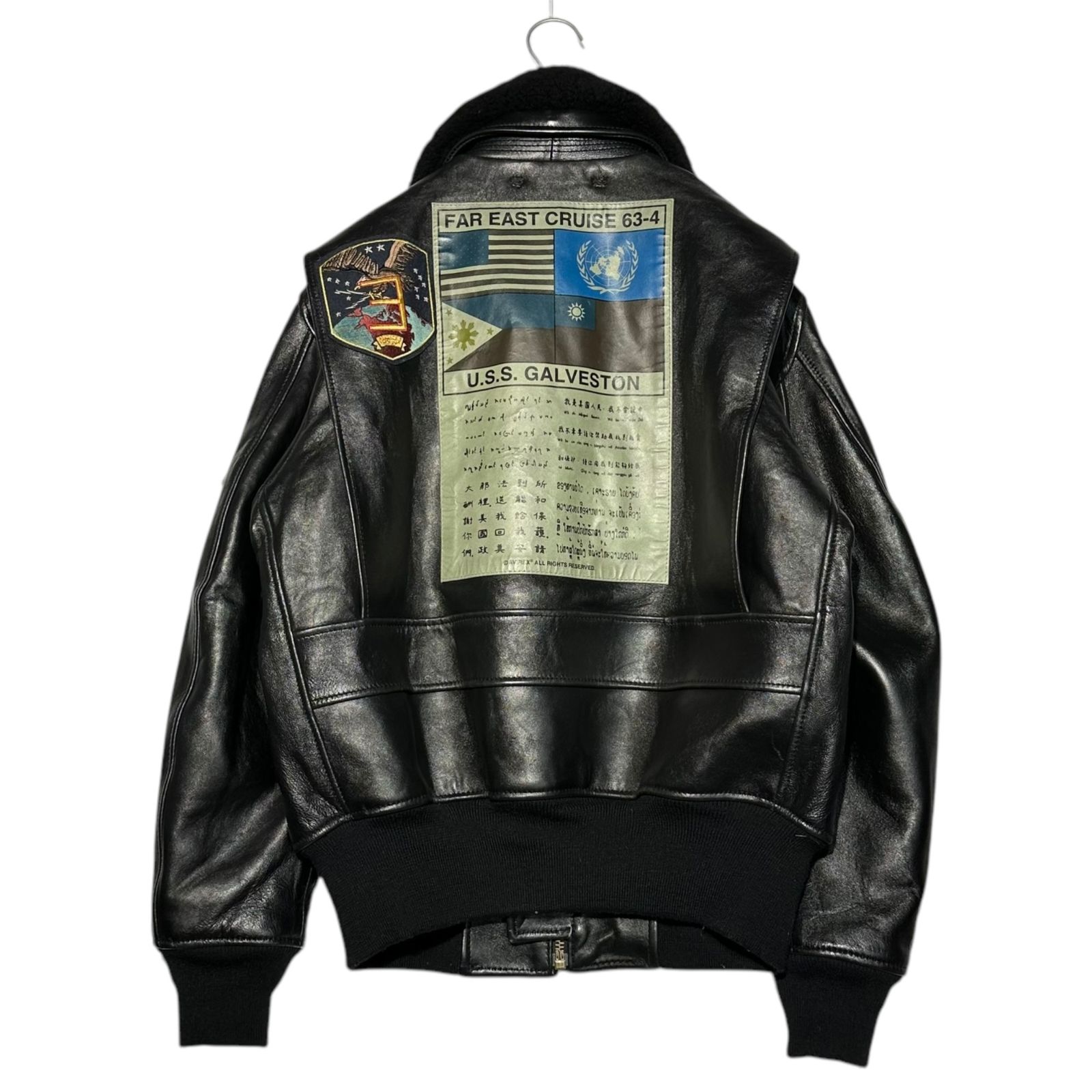 極美品】AVIREX フライトジャケット G-1 トップガン 羊革 レザー