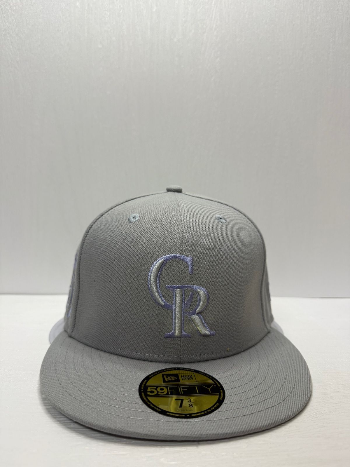 Newera コロラドロッキーズ 25thアニバーサリー 59fifty フィッティドキャップ パープルスモークカラー