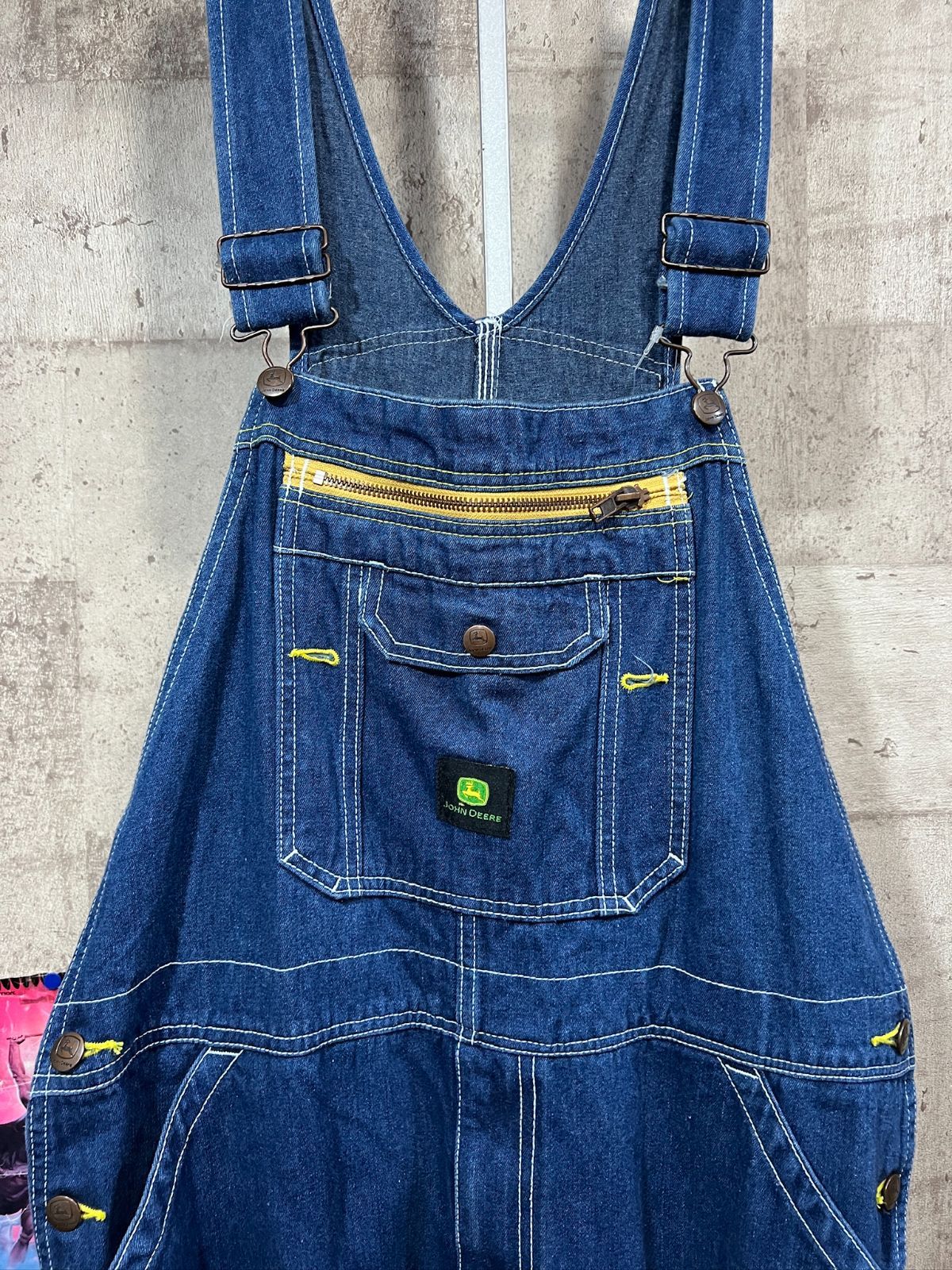 JOHN DEERE デニム オーバーオール W36 ジョンディア - メルカリ