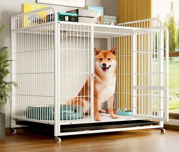 犬用ケージ中大型犬用パイプ太いペット用ケージ犬用小屋小型犬用ケージ