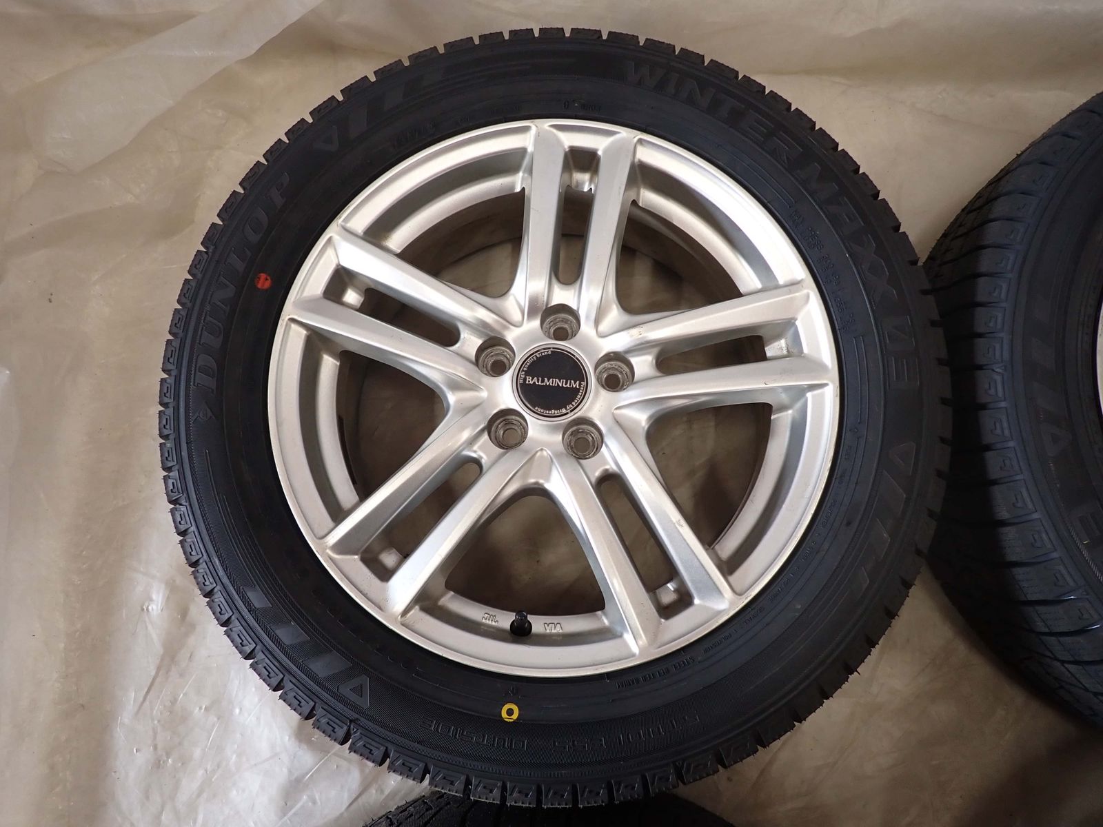 繊細な響きの 冬 製 4本 会社宛 205 55R16×6.5J 91S ダンロップ WINTER MAXX WM03 アルミ プリウス カローラ インプ PCD100 NO D6303