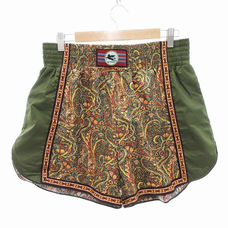 ETRO ペイズリー柄　ハーフパンツ エトロ ETRO ハーフパンツ ショーツ ペイズリー 花がら 総柄 44