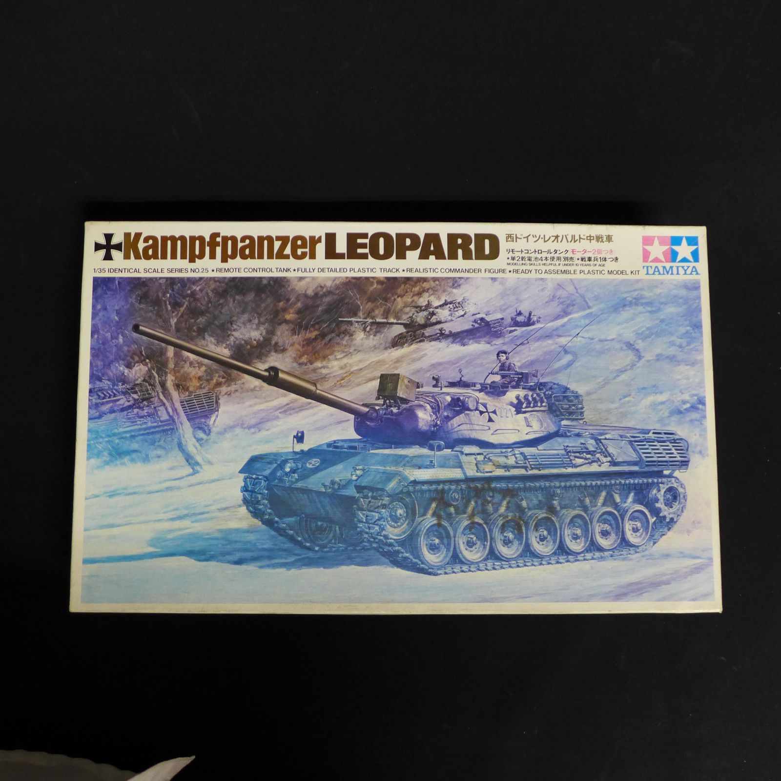 TAMIYA 西ドイツ レオパルド中戦車 リモコン 1|35 プラモデル me305 ▲