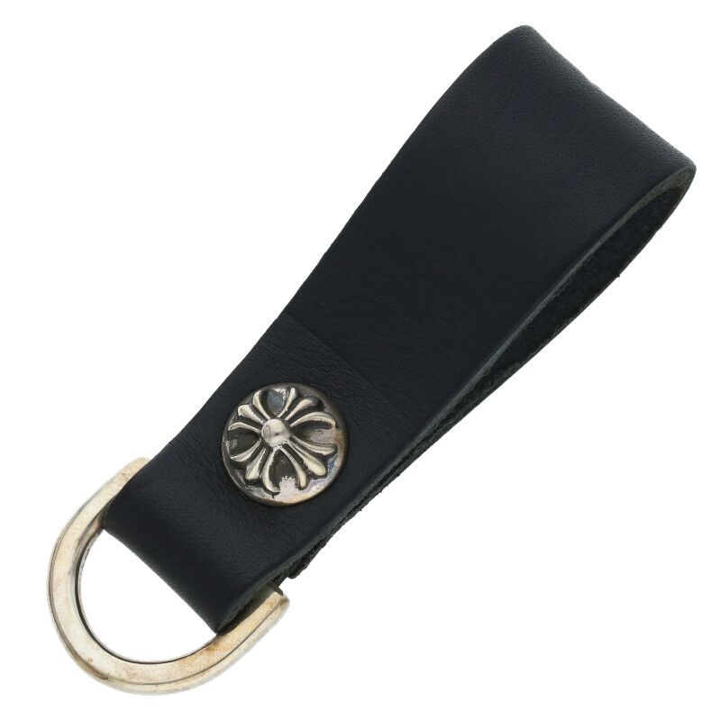 クロムハーツベルトループBSフレアボールボタンレザーベルトループ CHROME HEARTS クロムハーツ BELT LOOP BSフレアボールボタン