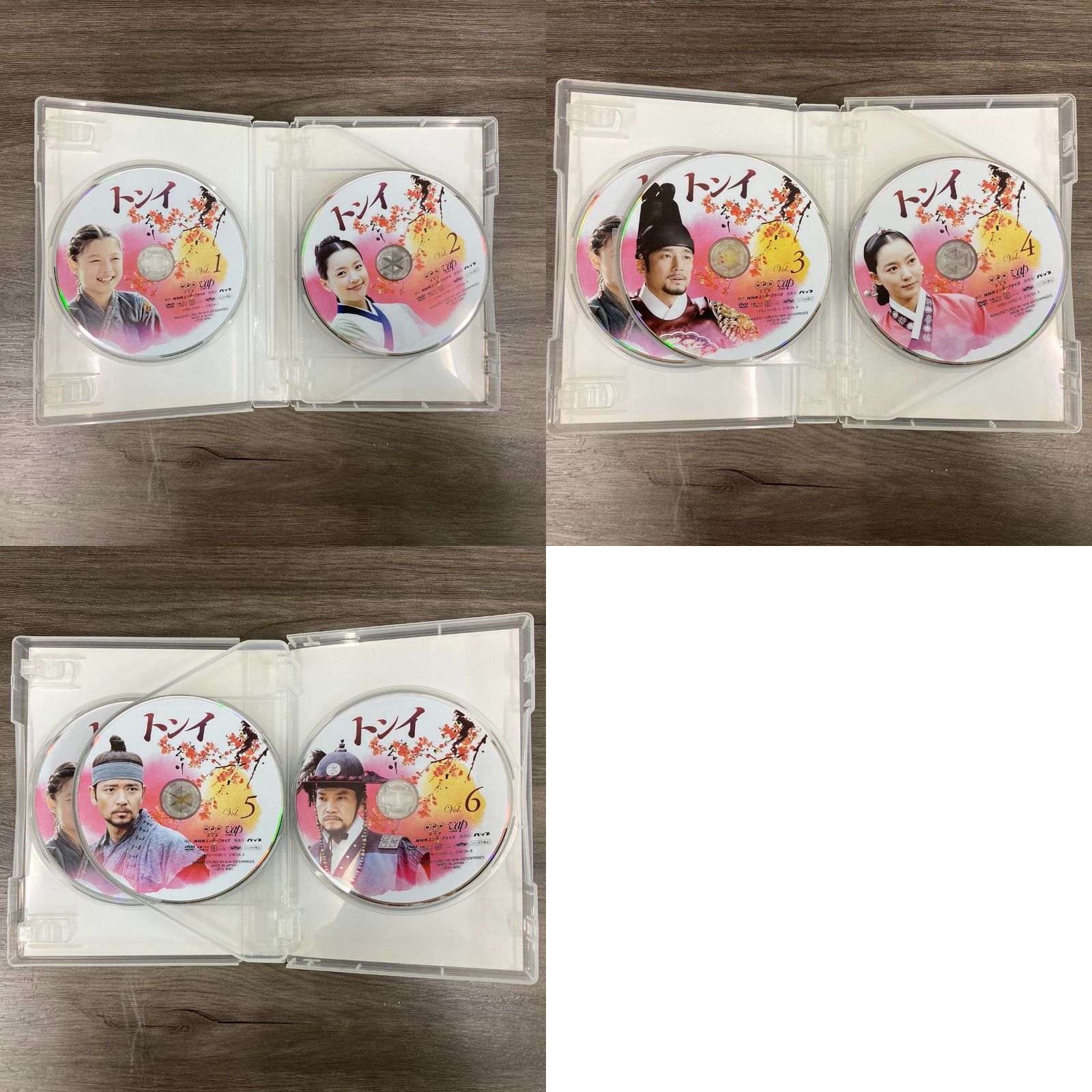 トンイ DVD BOX 1～5 全巻セット 各6枚組 韓国ドラマ コンパクト