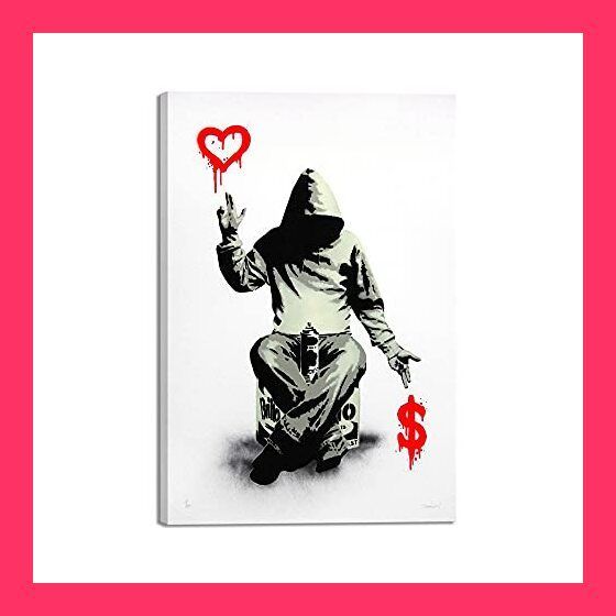 スタッフおすすめ！】Banksy バンクシー 愛とお金 ポスター アート