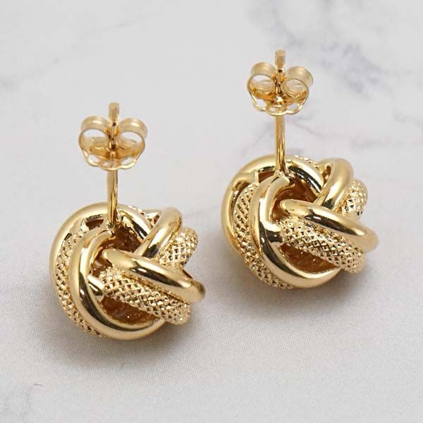 新品】UNOAERRE ウノアエレ ピアス ラブノット 恋結び LOVE KNOT 18金