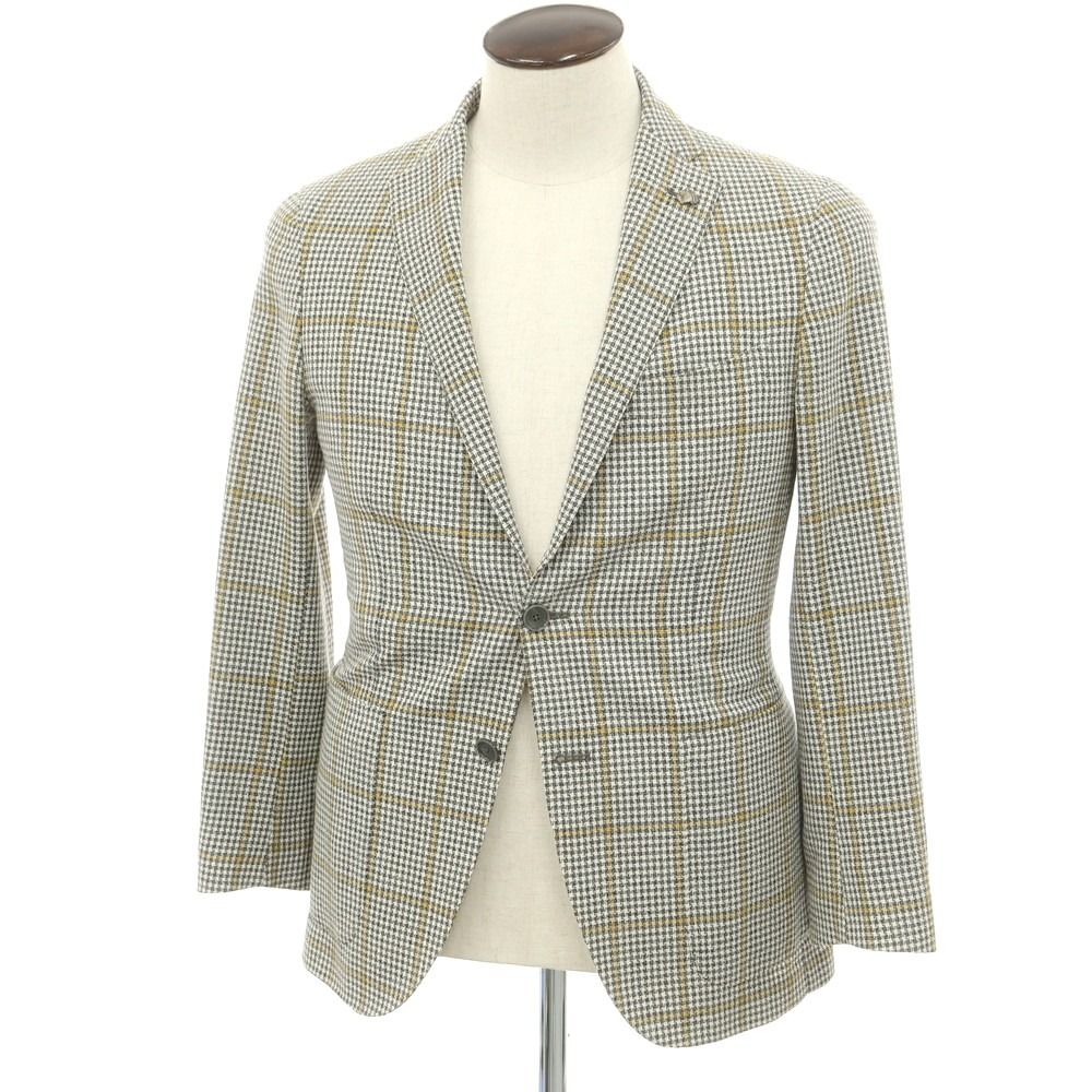 中古】タリアトーレ TAGLIATORE チェック ウールシルクナイロン 2B