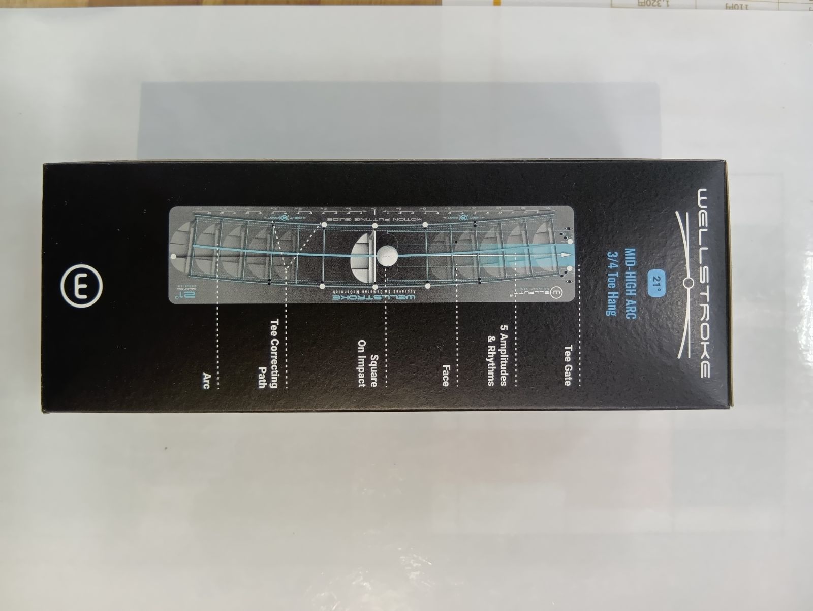 Wellputt ウェルパット Wellstroke ゴルフパターマット Arc21 パッティング練習 トレーニングツール 正確性向上 ストローク練習 精度向上 WELLSTROKE_ARC21 浦安店