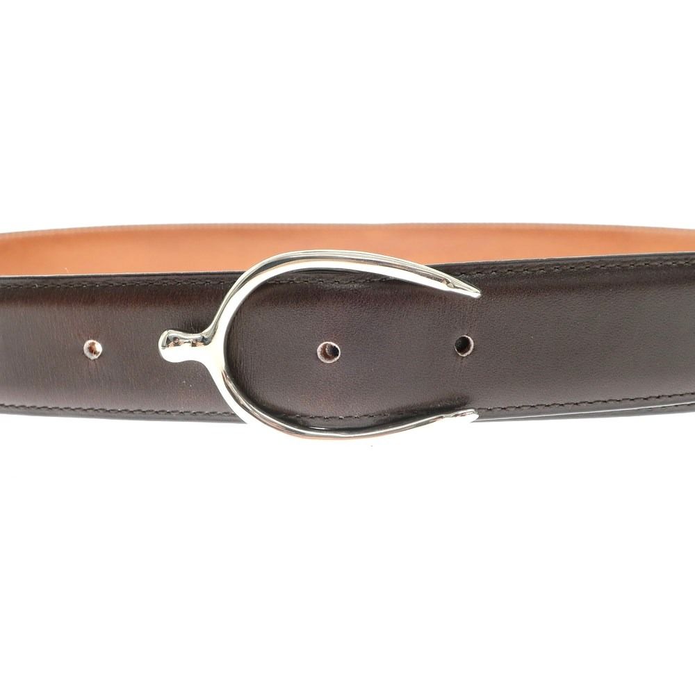 中古】シャンボール セリエ CHAMBORD SELLIER カーフレザー ベルト