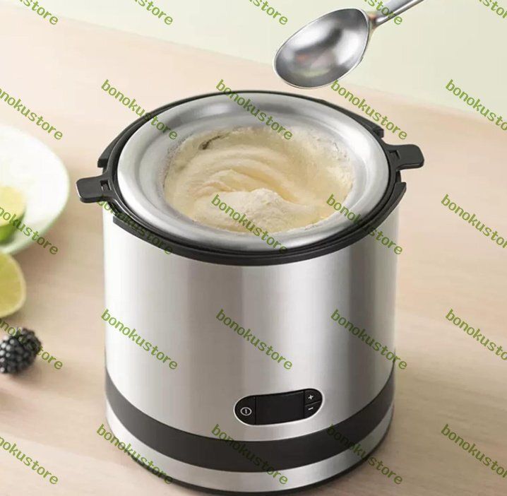 アイスクリームマシン家庭用小型自家製ミニ全自動フルーツアイスクリームマシンヨーグルトコーンマシン