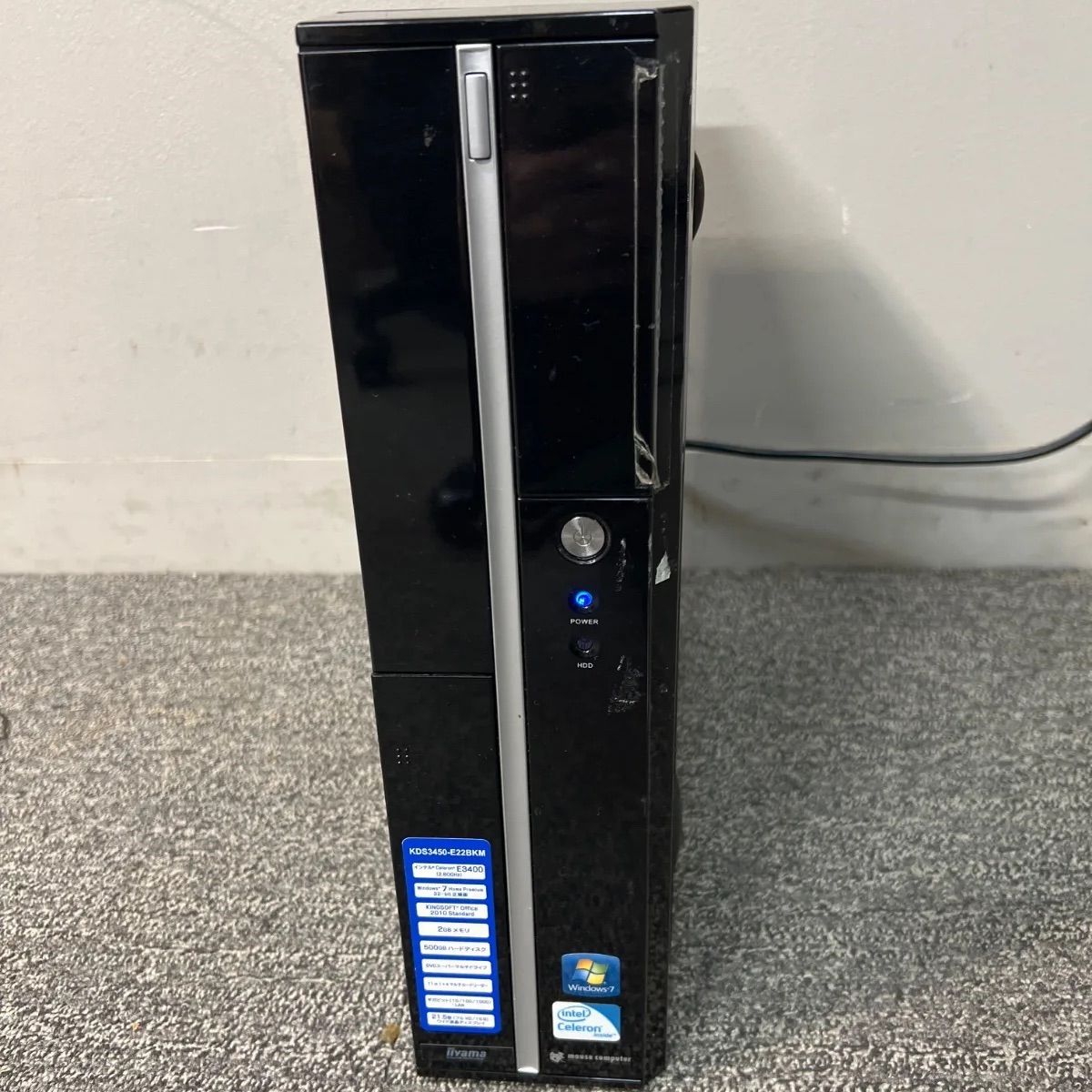 iiyama マウスPC 中古デスクトップ やや傷汚れあり-メルカリ