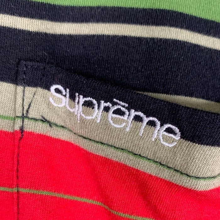 supreme(シュプリーム)23ss マルチストライプポロシャツ新品未使用タグ SUPREME シュプリーム 23SS Multi Stripe Polo マルチストライプ