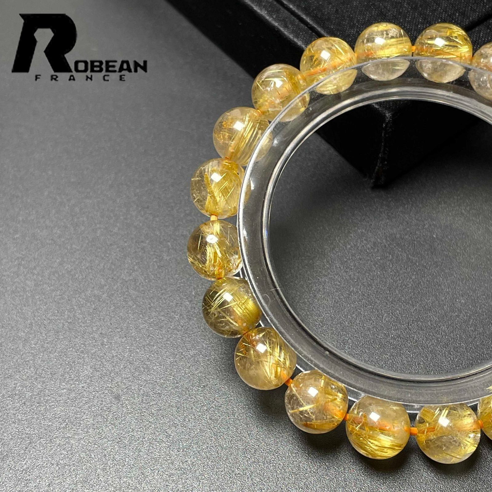 夢色 EU製 定価22万円☆ROBEAN・極!極満針ルチルクォーツ