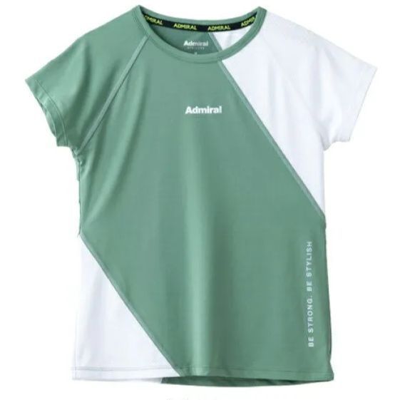 Admiral アドミラル テニス ウェア シャツ Mサイズ 美品 緑白