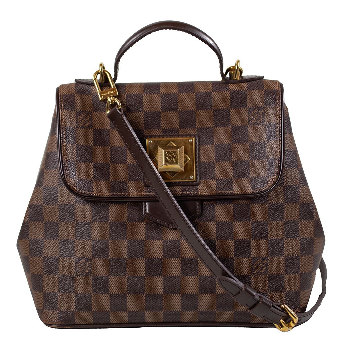 Louis Vuitton】ルイ・ヴィトン ベルガモPM N41167 ダミエエベヌ 