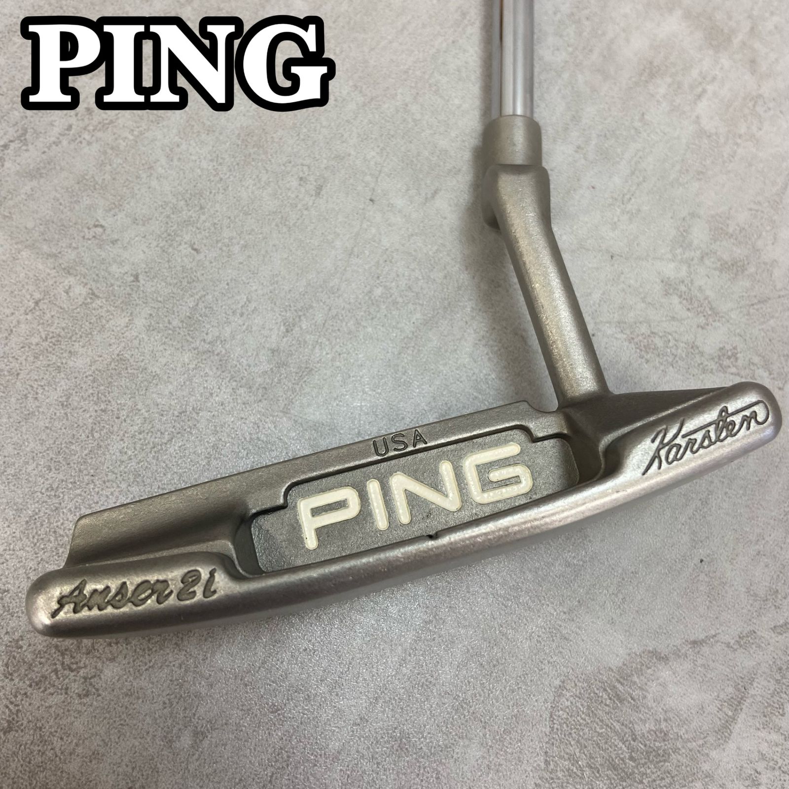 レフティー PING ANSER2i Karsten メンズゴルフパター スチール