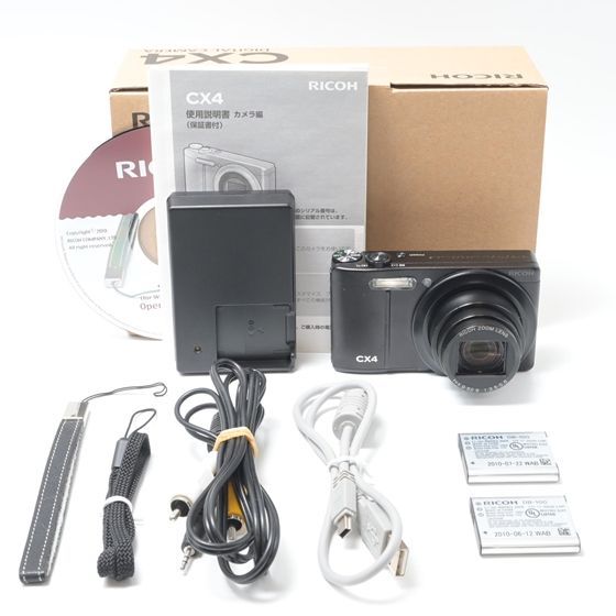 新品級】 RICOH デジタルカメラ CX4 ブラック - カメラ屋さとう【適格